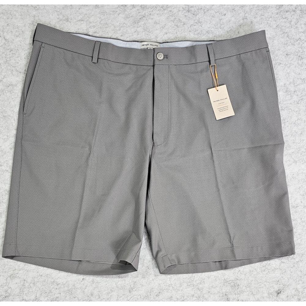Peter Millar Short Classic Fit Salem Golf Girona Oslo Grey Sz 42 New Retail $115